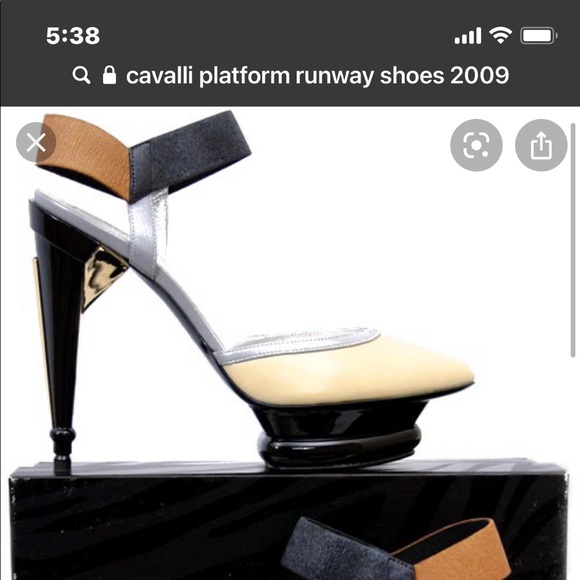 CAVALLI RUNWAY PLATFORM SHOES….SOLD - Picture 2 of 5